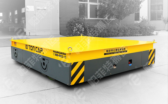 Steerable Molten Metal Transfer Cart Electric Trackless Foundry Plant Use Steel Motorized