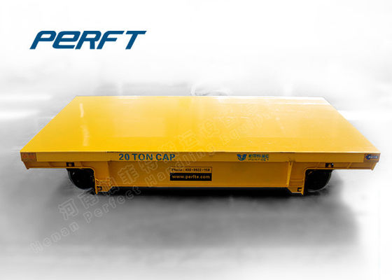 20 Ton Industrial Ladle Transfer Car Free Maintenance Battery Electric Magnetic Brake